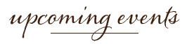 Upcoming Events